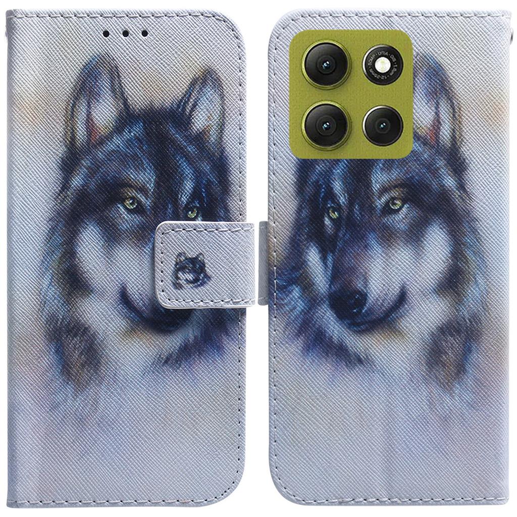 For Motorola Moto G86 5G Wallet Case Pattern Print Leather Phone Cover