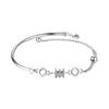 Small Waist Bracelet Female Sterling Silver Simple Personality Trendy Ins Niche Design Bracelet Bracelet Jewelry