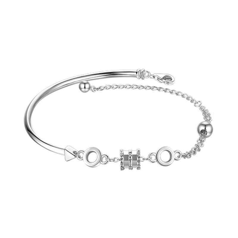 Small Waist Bracelet Female Sterling Silver Simple Personality Trendy Ins Niche Design Bracelet Bracelet Jewelry