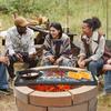 VEVOR X-Marks Fire Pit Grill Grate, Rectangle Cooking Grate, Heavy Duty Steel Campfire BBQ Grill Grid with Handle & Support X Wire