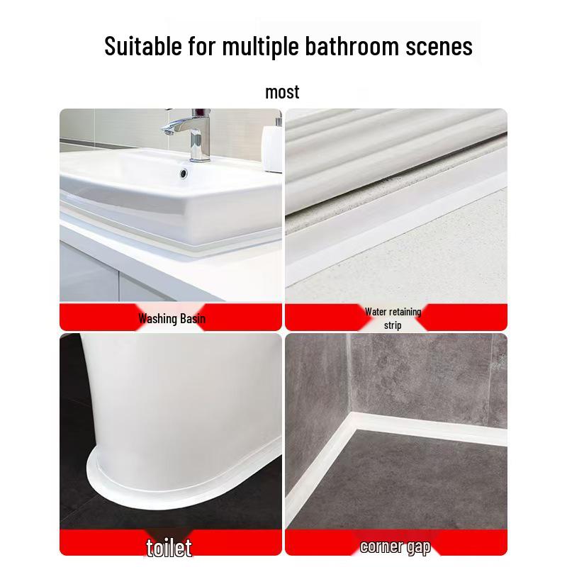 Waterproof Mildew-Proof PVC Seam Sticker for Kitchen & Bathroom