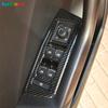 För Volkswagen VW T-Roc TROC 2017-2024 Kolfiber Bil Innerdörr Fönsterhiss Knapp Panel Cover Trim Interiörtillbehör