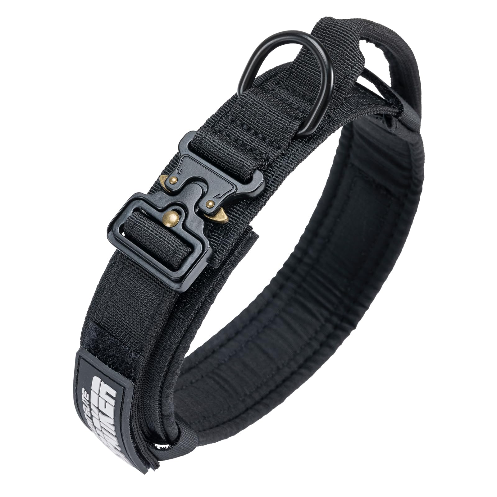 

EXCELLENT ELITE SPANKER Большой нейлоновый собачий регулируемый для тренировок и для собак размера ошейник, для прогулок, среднего размера (Черный, М)