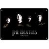 The Beatles Wall Decor - The Beatles Metal Tin Signs,Beatles Retro Art Wall Poster,Beatles Themed Birthday Party Decorations12x8 Inch