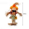 Halloween Witch Scarecrow Ornament Park Restaurant Mall Harvest Festival Cute Standing Pumpkin Doll Decoration Props