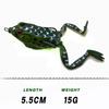 Cross-border 5-pack Set Thunderfrog Artificial Soft Bait Luya Simulation Black Perch 55CM 15G ABS Material with Hooks