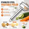 Descascador de vegetais de cozinha, plaina de melão, aço inoxidável, descascador de cabeça dupla, multifuncional doméstico, descascador de frutas e vegetais