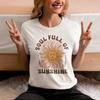2Sunshine Vibes T-Shirt - Positive Energy Shirt Unisex T-Shirt