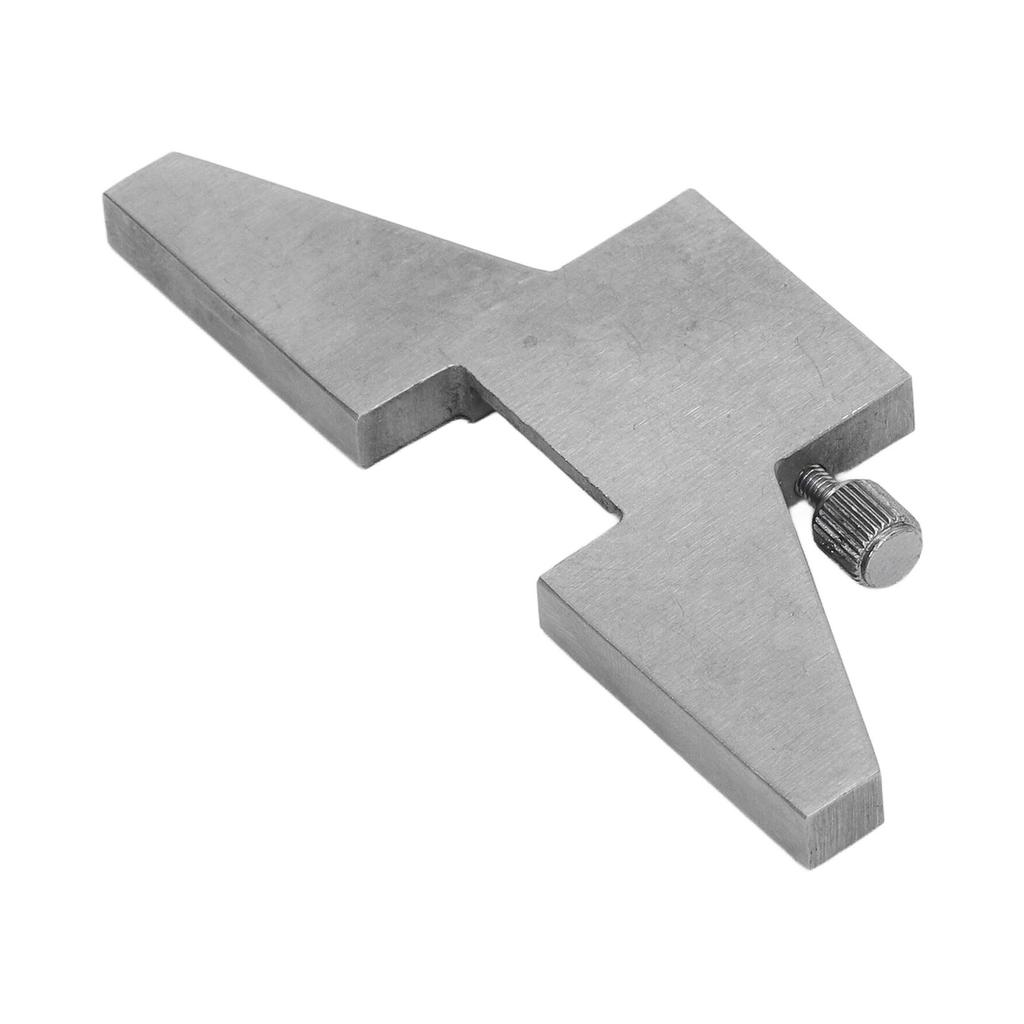 Caliper Depth Base Stainless Steel Screw Knob High Accuracy Grinding Quenched Depth Base Attachment