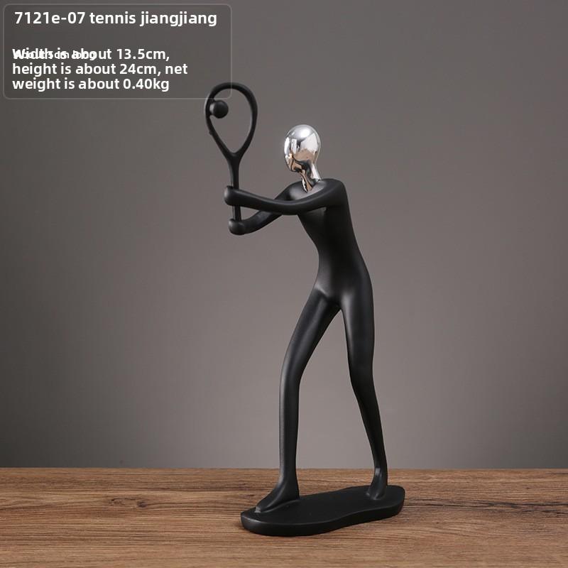 Sports Athlete Resin Sculpture For Living Room Desk Gift For Friends Family Colleagues