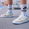 (GS) Nike Court Borough Low Recraft 'Light Iron Blue Green' Kids' DV5456-005