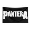 Ppanteras Flag Rock Music Band Banner 3x5ft With Brass Grommets Hd Printing Tapestry Exhibition Music Band Fans Garage Decor