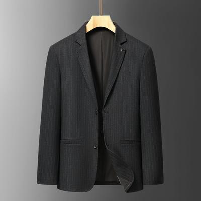 Frühling und Herbst Neu Dünn Bügelfrei Business Komfort Lässig Blazer Herren Papa Jacke
