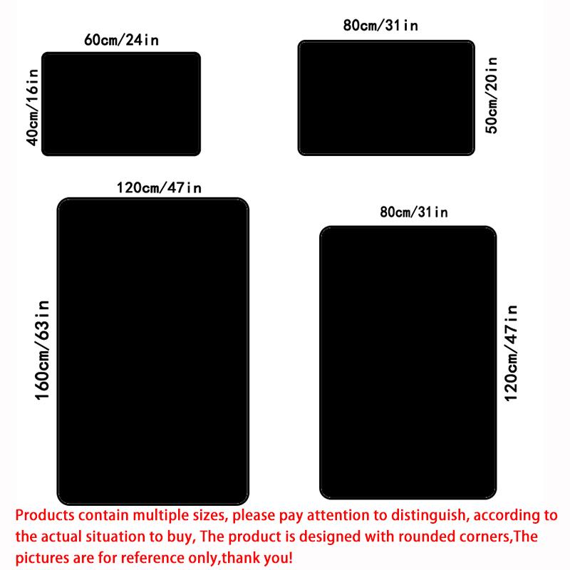 Minimalist Grey-gold Color Gradation Large Rug Living Room Coffee Table Rug Simple Rugs Bedroom Decor Dirt Resistance Floor Mat