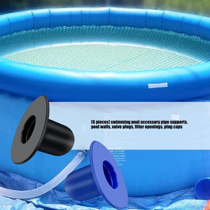 6 ks univerzálních zátkovacích ventilů pro bazén, náhradní příslušenství pro bazén, vodotěsné, odolné, zátka pro vstupní filtr