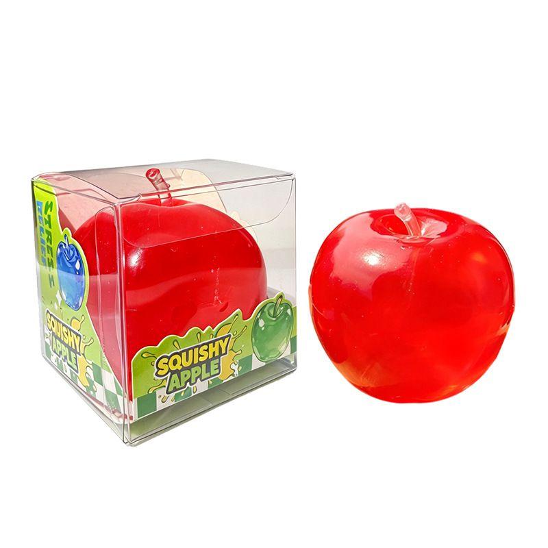 Clear Apple Squishy Pinch Toy Slow Rebound Green Apple Handmade Squeeze Toy Ball Stress Relief Venting Decompressing Apples Ball