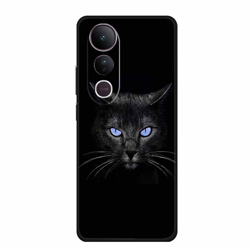 For Vivo V50 Lite 4G 5G Case V 50 lite Coque Popular Black Silicone Soft Back Cover For Vivo Y400 4G 5G Phone Case Cover Y 400