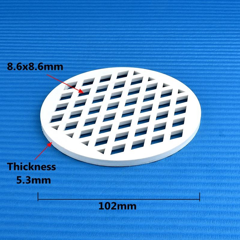 1PC Diameter 44 67 96 102 148 200mm Circular Screen Drainage Filter PVC Floor Drain Filter Screen PVC Grid Cover Plate