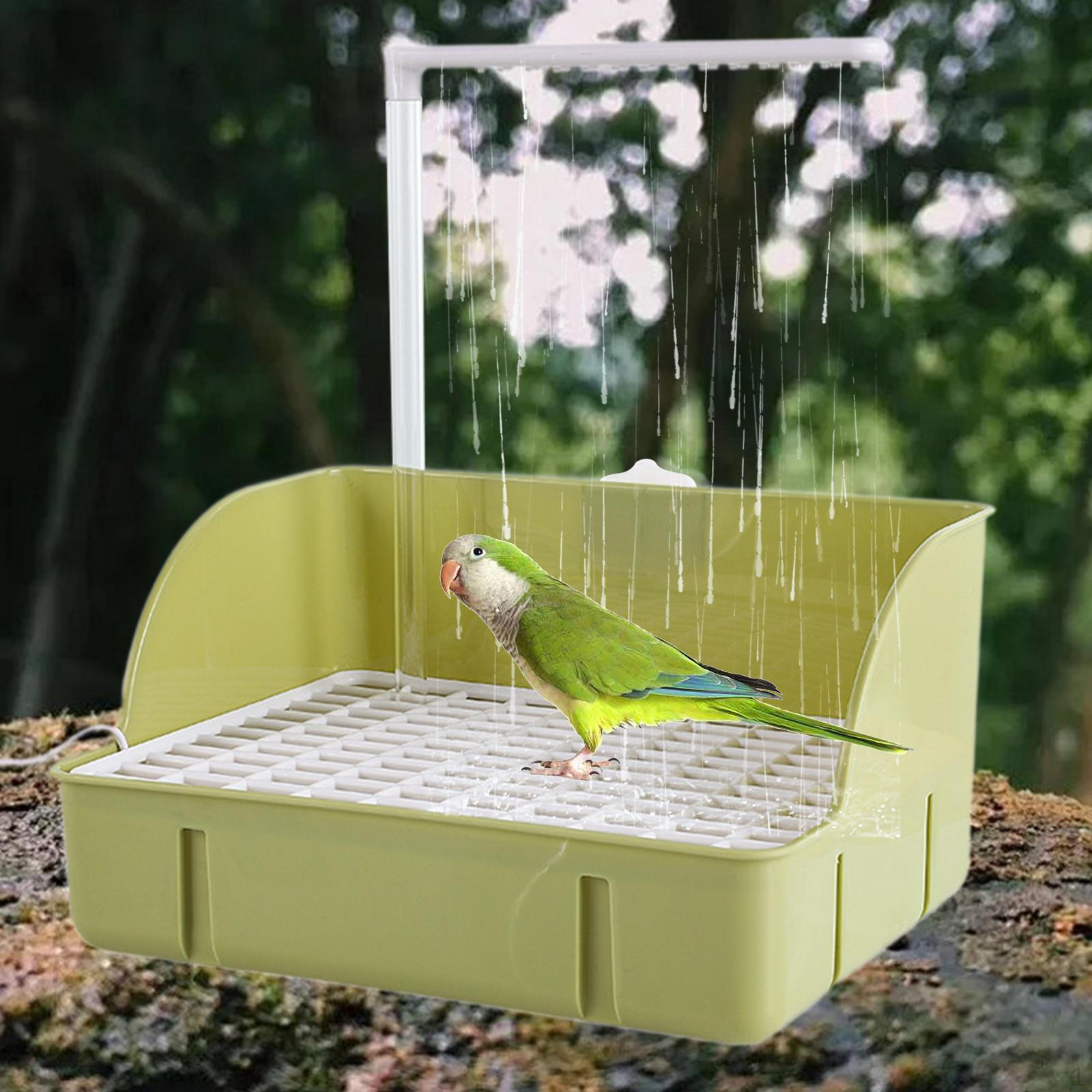 

Автоматическая ванна для птиц, ванна для попугаев, душ, циркуляционный кран, клетка, аксессуары для хорька зелёный