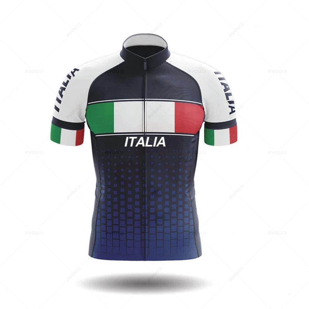 Itálie Cyklistický dres Krátký rukáv 2026 Tým Pánské Cyklistické kraťasy s laclem Oblečení Maillot Cyklistické sady MTB Oblečení Ropa Ciclismo Maillot