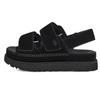 Fabric Stylish Sandal Women's Black 1141493-BLK