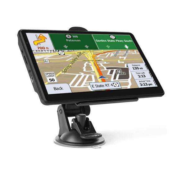 Car GPS Navigator 7-inch Touch Screen 2024 Voice Guidance Lifetime Free Updates 16GB ROM 256MB RAM Truck GPS Navigation System