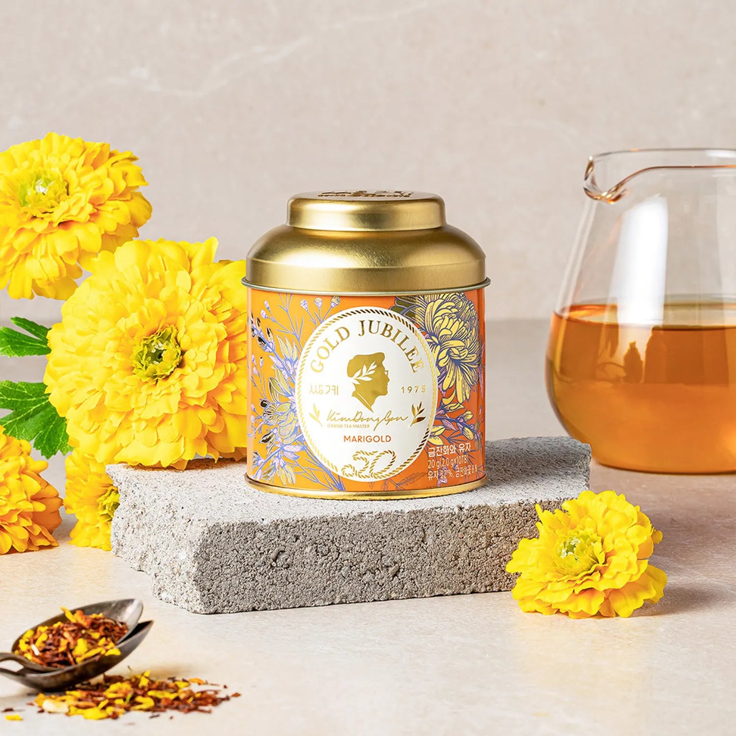 Ssanggye Gold Jubilee #Marigold & Citron Tea 10 ea 10ea
