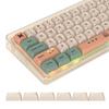Set de Keycaps PBT cu 136 de taste, profil XDA, imprimare prin sublimare, keycaps personalizate drăguțe, layout US, compatibil cu switch-uri MX pentru tastaturi mecanice, Keycaps,