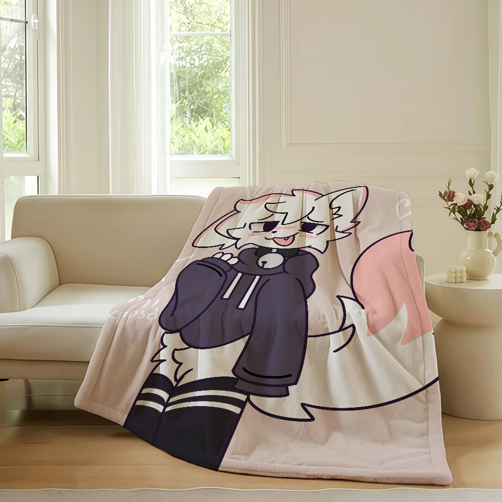 Boykisser Cat Meme Blanket Warm Soft Suitable For Bedroom Sofa Bed Living Room Office Travel Camping Gifts