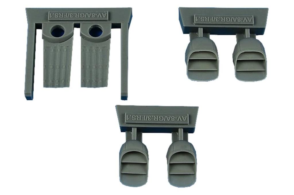 Iris 1/72 Harrier AV-8A/GR.1/GR.3/FRS.1 Exhaust Nozzle (for Italeri) Plastic Model Kit Parts ARS7385 (Airplane)