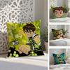 Cartoon B-BenS 10 Pillow Case Anti-dustmite Pillowcase Invisible Zipper Silky Short Plush Sofa Cushion Cover