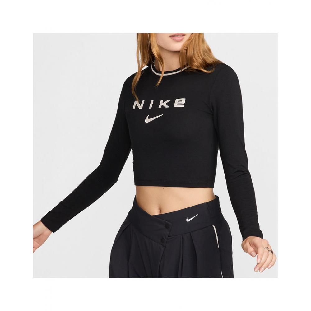 

Женский трикотажный свитер Nike Knit S Slim с длинным рукавом Fz2859 010 blacks/80