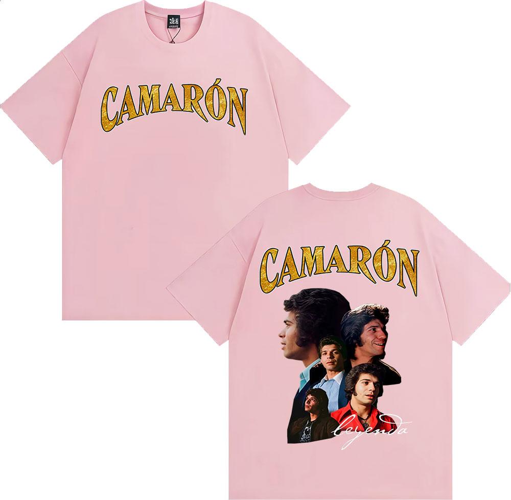 Rock Band Camarón De La Isla Album Merch T-shirts for Men Women Fashion Retro Short Sleeve T Shirt Oversized 100% Cotton T-shirt