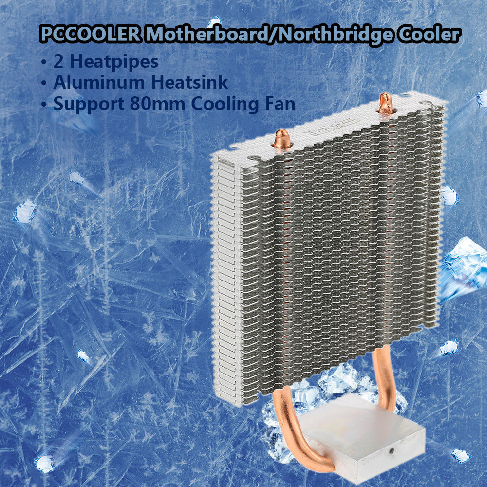 Aluminum Heatsinks with Fan Cooler Heat sink North bridge Processor Black