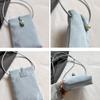 Pu Leather Small Square Bag Pearl Crossbody Bag Simple Shoulder Bag  Girls
