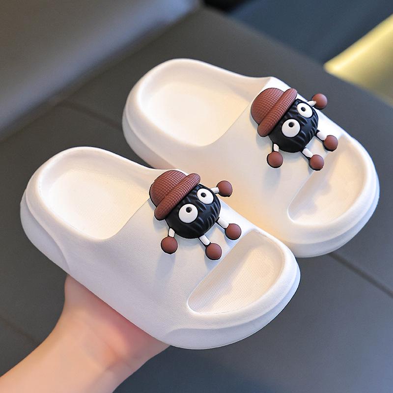 Children's Non-Slip EVA Bathroom Slippers - Thick Sole, Odor-Free, Unisex Indoor Footwear