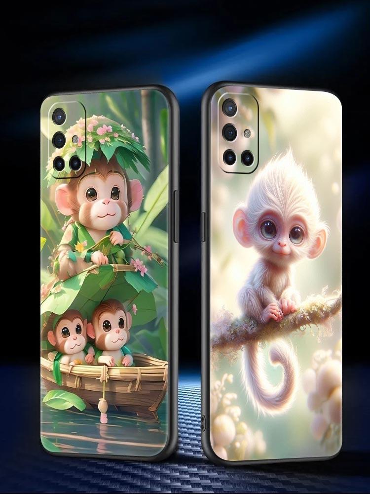 Phone Case For Oneplus 13R 13 12 10T 11 R10 Nord N100 N200 N10 9 9R CE 2 3 Z Pro Lite 5G Soft TPU Cover Monkey And Banana Capas