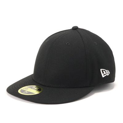 New Era LP59FIFTY Solid Size 8 BASIC BLK Size 25J Cap, Black/White, (LP5950 SWHI),
