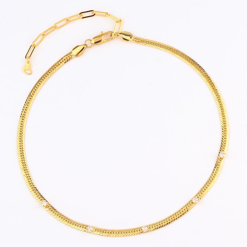 Mix Fashion Summer Colorful Rainbow Women Girl Jewelry 5A Cubic Zirconia Delicate Gold Filled Charm Tennis Chain Necklaces