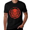 Cthulhu Red Logo Tshirt Basic Solid Color Casual Tee Shirt Tshirt