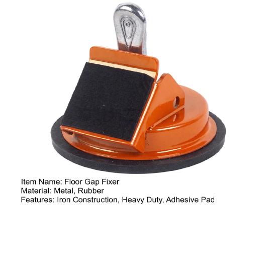 Floor Gap Fixer Heavy Duty Iron Suction Cup Floor Gap Repair Tool with Adhesive Pad Wood Laminate Textured Floors Floor Gap Remover