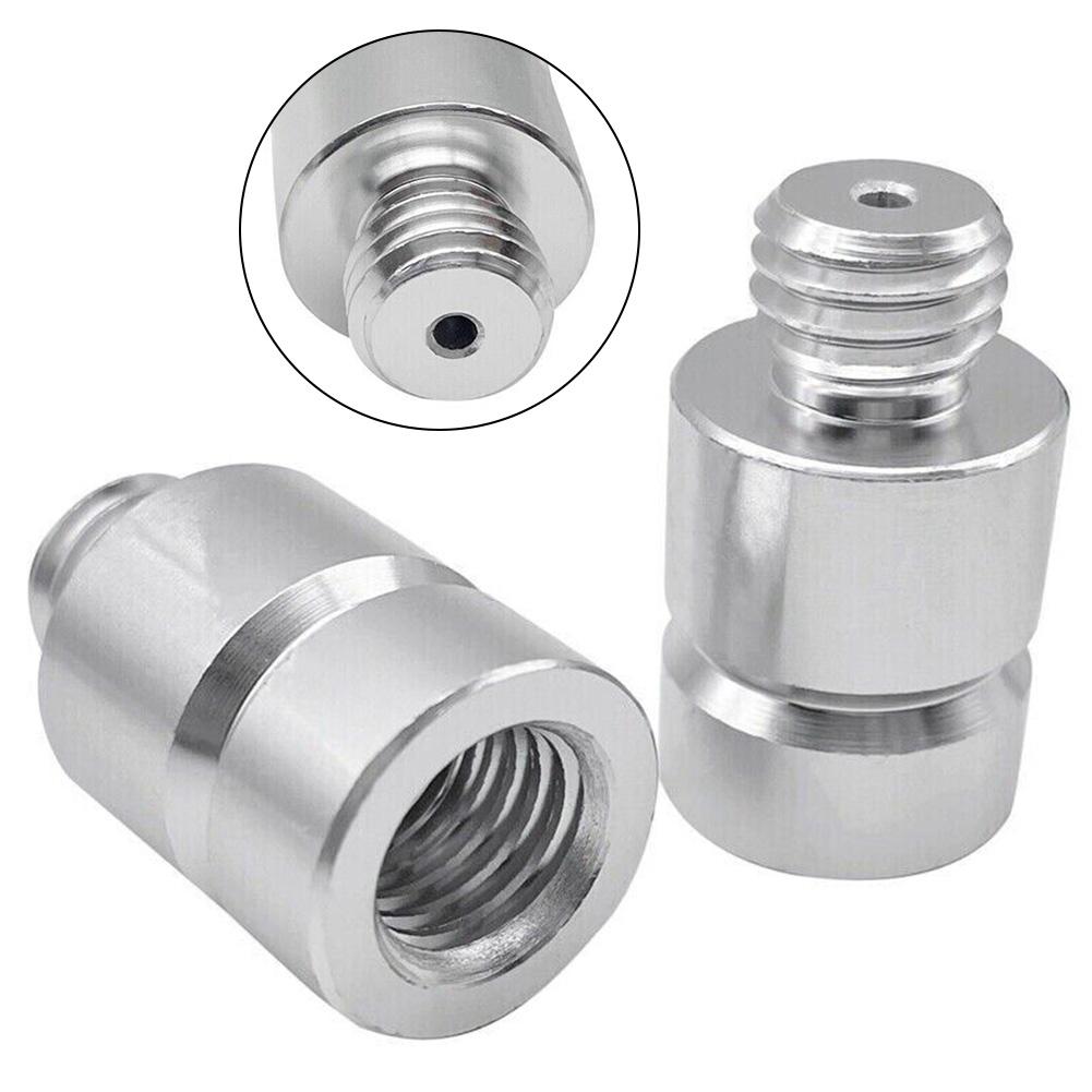 2Pack Aluminum GPS GNSS Adapter 5/8 Inch Male To Female Thread Suitable for Use with GPS Total Station and Survey Rods