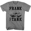 Old School Frank The Tank Graphite Heather Adult T-Shirt