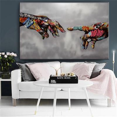 Graffiti Art Canvas Painting Street Art Hand Posters and Prints On Canvas Art Wall Decoration for Living Room Home Design No Frame