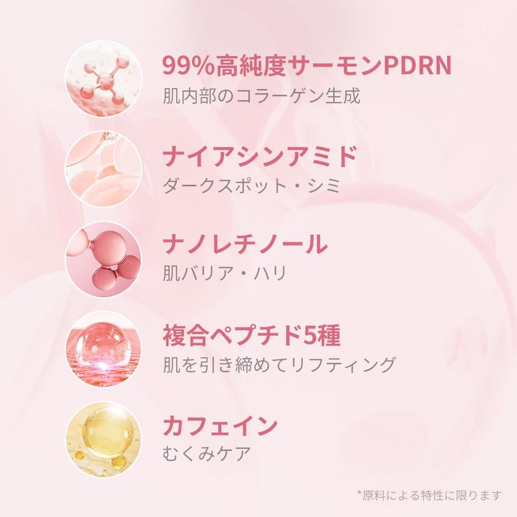Medicube PDRN Pink Peptide Eye Cream for Mature Eye and Skin Moisturizing Dry and Glowing Skin, Area, Toning, Serum, Skin, Moisturizing,
