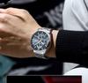 Curren 8475 Men's Multi-function Steel Band Quartz Watch with Calendar