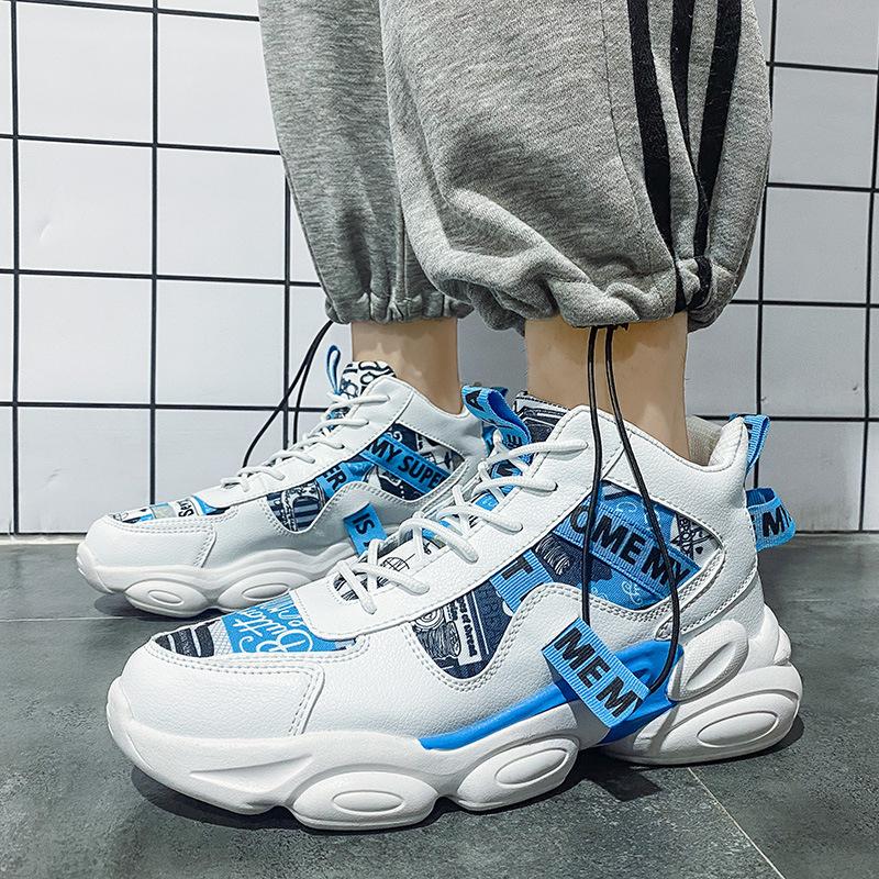 ins папины кроссовки студенческие высокие кеды повседневные студенческие кеды 35