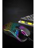 D110 Lightweight Luminous Wired Mechanical Gaming Mouse with Hollow Design