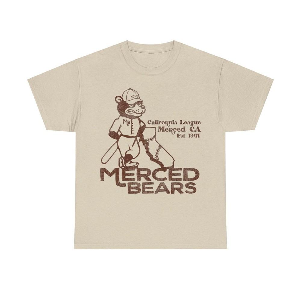 

Merced Bears Nostalgic Retro Baseball Team T-shirt XL