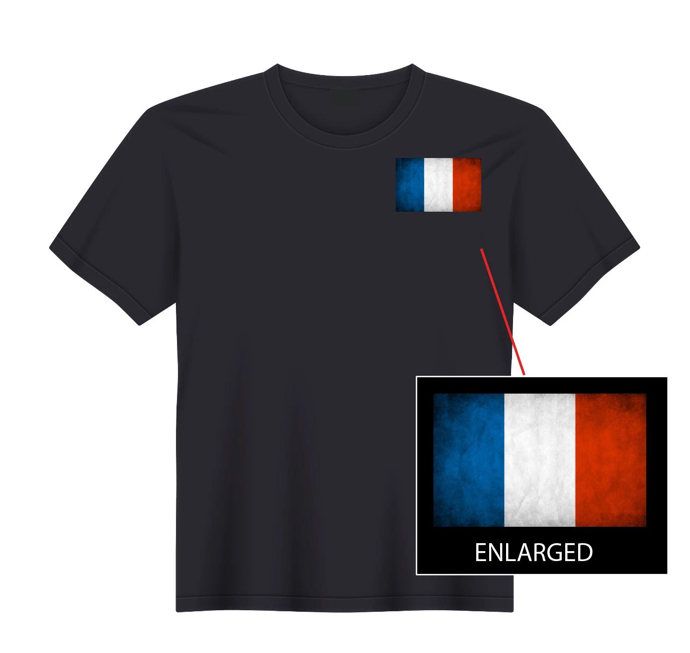 France French Flag Paris Lyon Marseille Bordeaux T-Shirt NEW S, M, L, XL XL